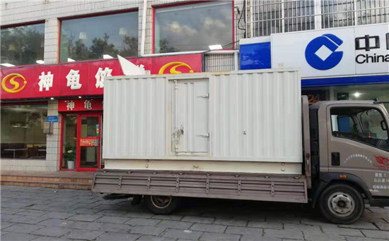 新村镇出租发电机施工案例